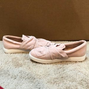 Size 4 Justice slip on sneakers
